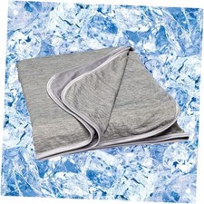 Cooling Blanket for Hot Sleepers - Summer Blanket Thin King 108"x90" Grey