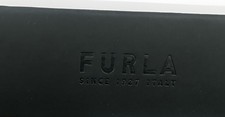 Furla Black Folding Triangle Hard Shell Sunglasses Case - Collapsible Eyeglasses