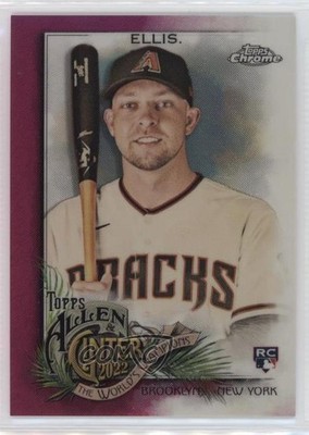 2022 Topps Allen & Ginter Chrome Magenta Refractor /199 Drew Ellis Rookie RC 1p5