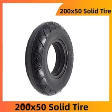 Replacement 8 Inch Scooter Tire 200x50 Solid Puncture Proof Front Wheel