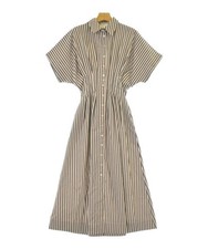 Other Shirt Dresses BrownxBlackxWhite(Stripe Pattern) XS 2200640055370