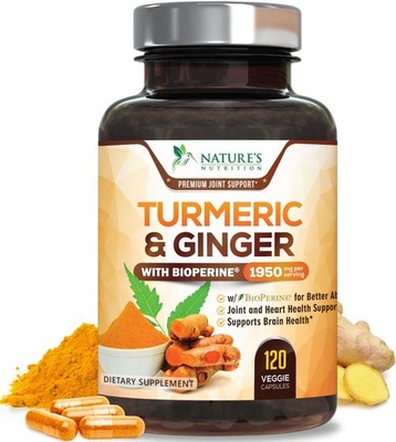Turmeric Curcumin Supplement - 95% Curcuminoids with 120 Count (Pack of 1)