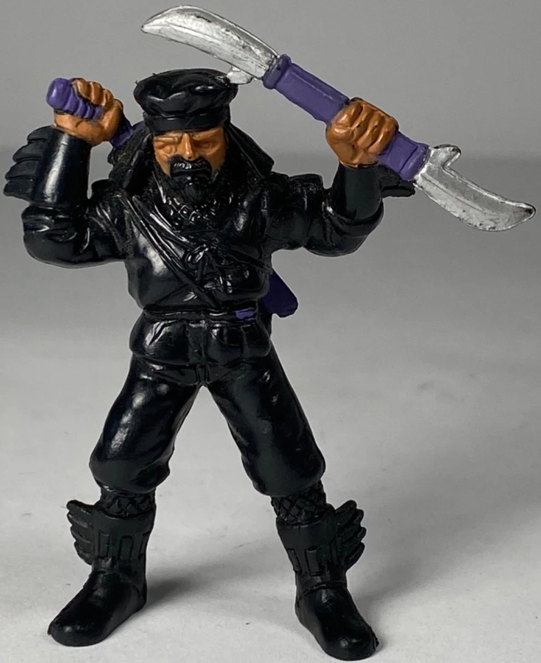 VINTAGE 1986 MATTEL GUTS AKIDO NINJA FORCE TOY SOLDIER FIGURE LOT GUTS! - Image 3 of 4