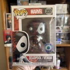 Funko Pop! Marvel 237 Deadpool / Venom Pop in a Box Exclusive (Metallic) Mint
