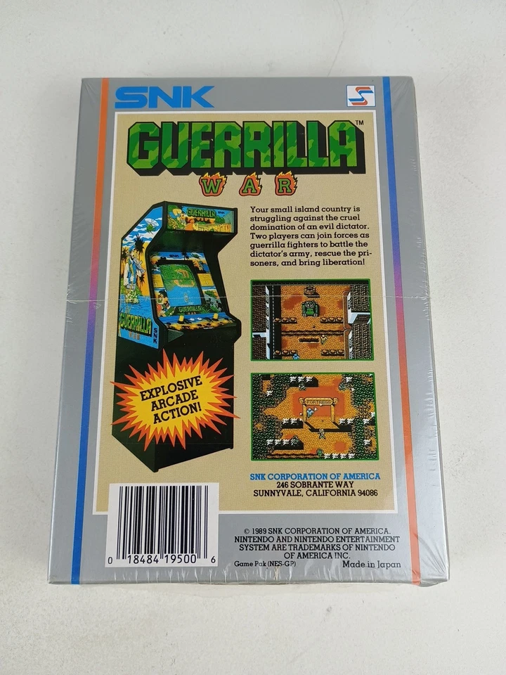 Guerilla War Nintendo Entertainment System NES SNK 1989 - Seal is Damaged - Image 2 of 4