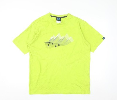 Grünes T-Shirt Herren UK Größe L Cycle Apparel