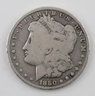 1880-CC $1 Morgan Silver Dollar Circulated Carson City AG/GOOD - 472b