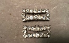 Vintage Rhinestone Shoe Buckles