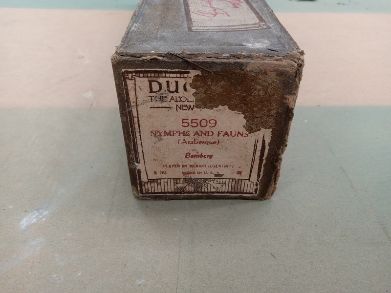 Vintage Duo-Art Aeolian Player Piano Roll  #5509 Nymphs And Fauns Bemberg