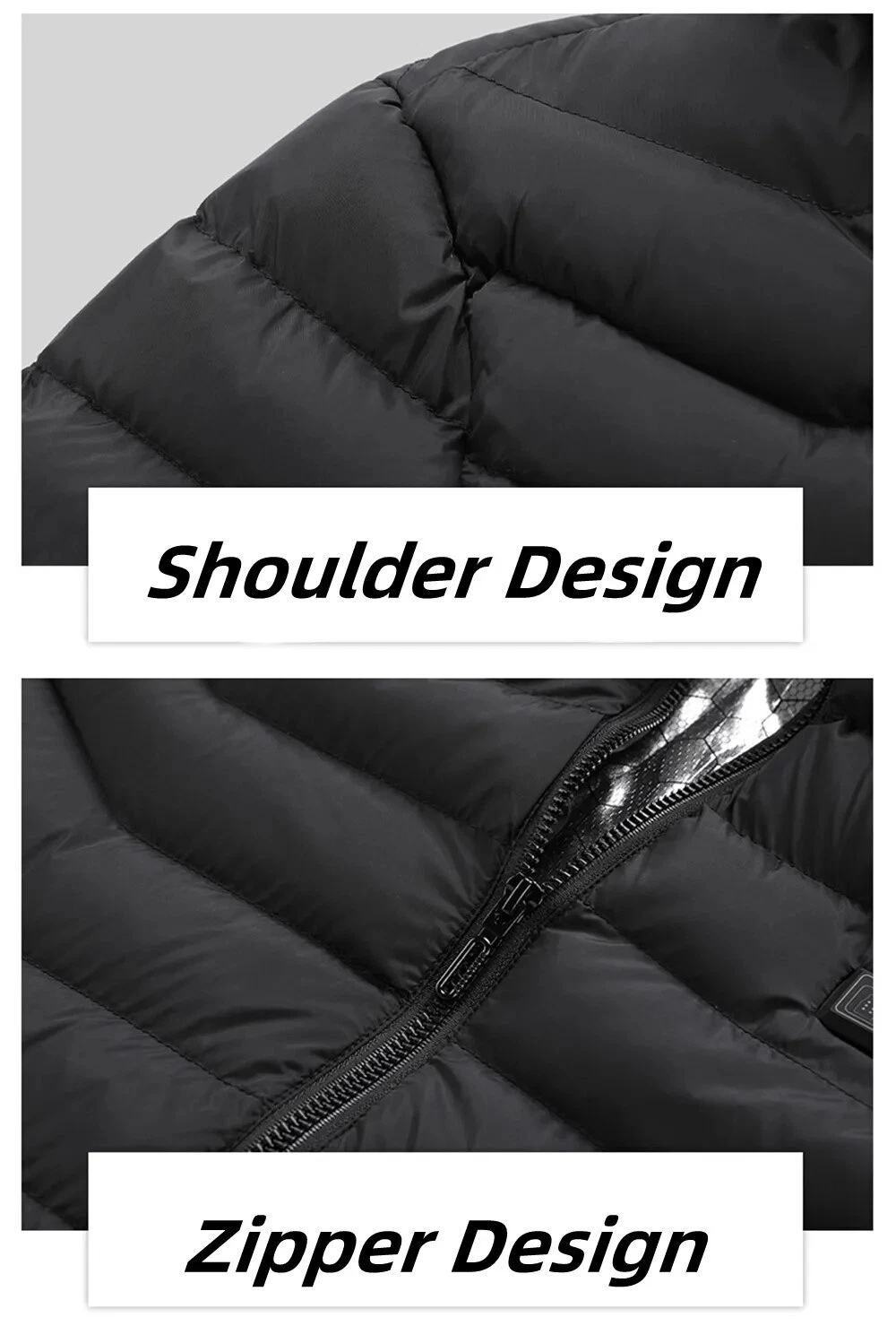 21 Areas Men Heated Jacket USB Electric Heating Vest Winter Outdoor Warm Coat - product detail image 16