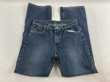 Wrangler Jeans, Boy's Size 16, Blue, Denim, Straight Leg, Dark Wash