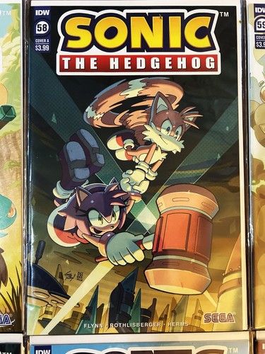 LOT 481A: SONIC The HEDGEHOG Comic Books #56-68 A Covers 2023 Bagged Boarded NEW - Picture 8 of 19