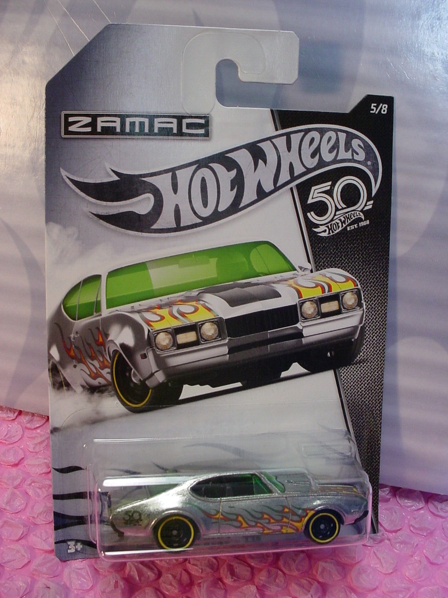 2018 Hot Wheels 50th Anniversary ZAMAC Flames🔥Walmart