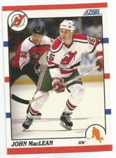 JOHN MACLEAN 1990-91 SCORE CARD NM-MT CONDITION