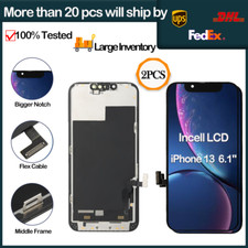2 Pack Incell LCD Big Notch Touch Screen Digitizer For iPhone 13 6.1