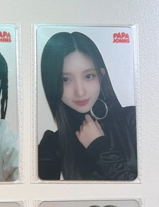 GAEUL Official Photocard IVE X PAPA JOHNS PIZZA LIMITED MD Kpop eBay