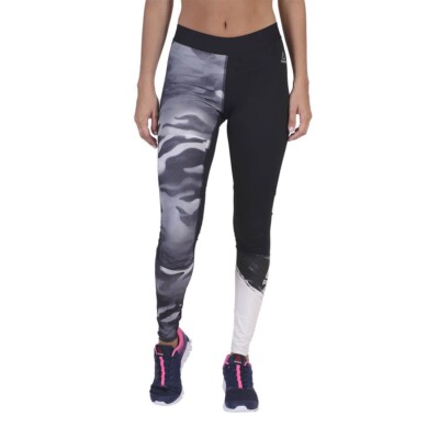 Reebok Damen Print One Serie Kompressionsstrumpfhose BK3142 Größe M