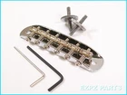Vintage Japanese style Super Low Profile Chrome Guitar Bridge VR-3  EZPZ PARTS