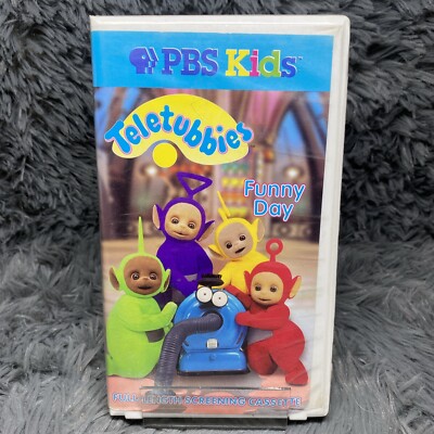 Teletubbies - Funny Day VHS Tape 1999 PBS Kids Children's