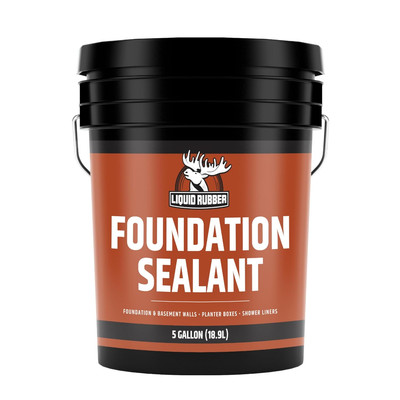 Concrete Foundation and Basement Sealant - Indoor & Outdoor Waterproof Coating, 