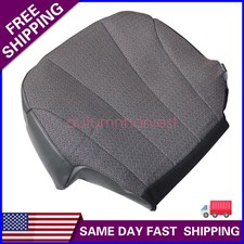 Cubierta de asiento de tela gris para pasajero Chevy Silverado WT 2001 2002 apta para Chevy Silverado WT