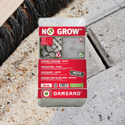 DANSAND OHNE UNKRAUT Pflaster Sand 20kg auf 200kg Block Weed Fungus