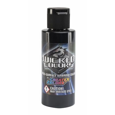 (87,35 /1l) Wicked Black 480ml W002 Createx W002 Colours Airbrushfarbe