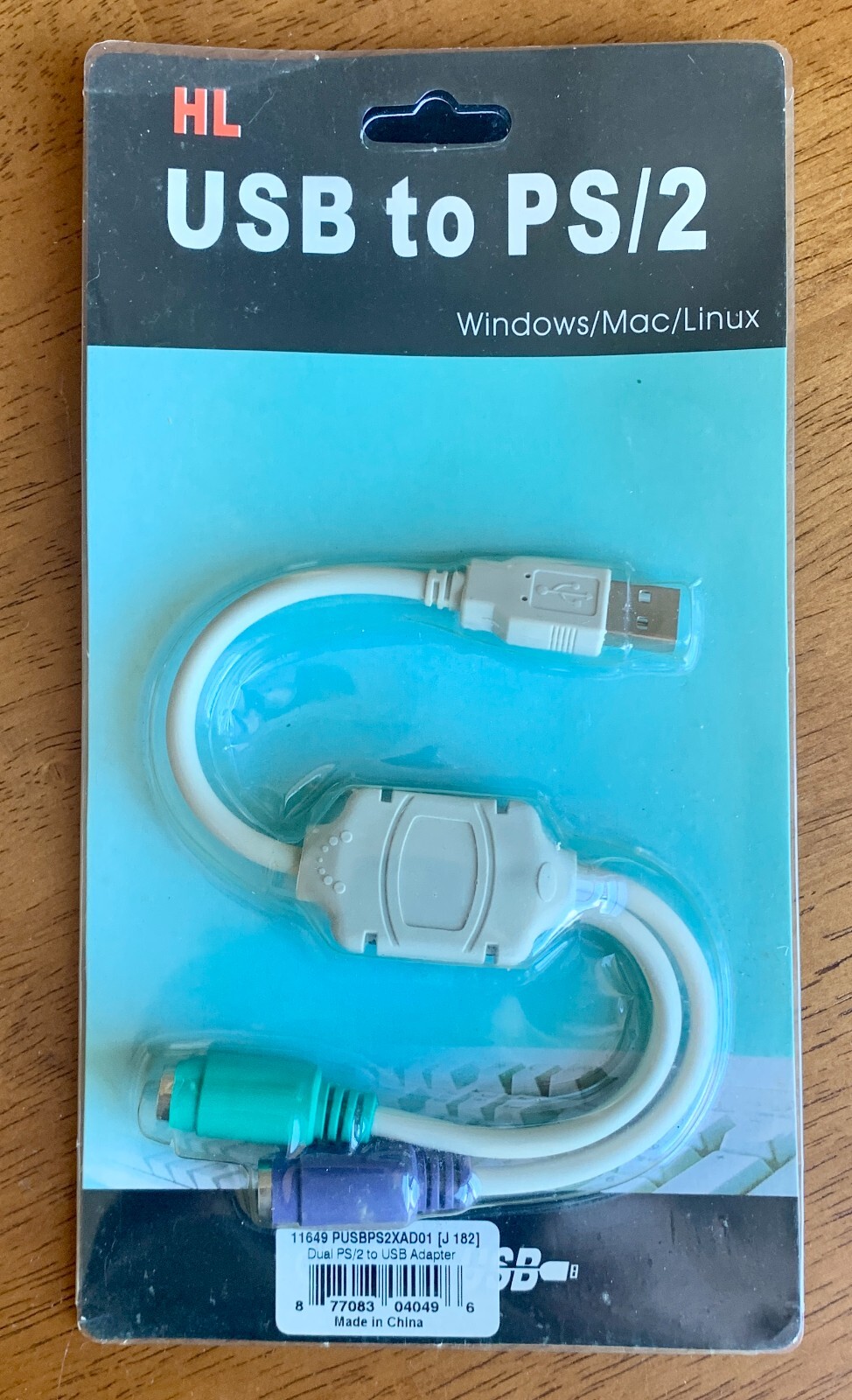 HL USB TO PS/2 Adapter Windows/Mac/Linux 11649 PUSBPS2XAD01 NEW | eBay