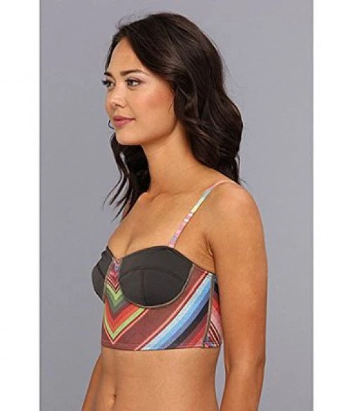 Roupa de mergulho feminina Billabong Swim Top Bustier tamanhos 2 4 6 - nova com etiquetas - Imagem 2 de 2