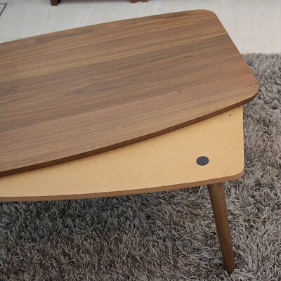 Azumaya Wooden Kotatsu Heater Table Walnut Brown 901WAL From Japan