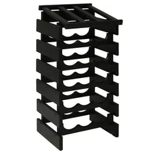 FixtureDisplays 18 Bottle Dakota Wine Rack with Display Top