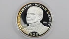 2000 Liberia 20 Dollar .999 Silver Proof Coin - William McKinley - KM#891