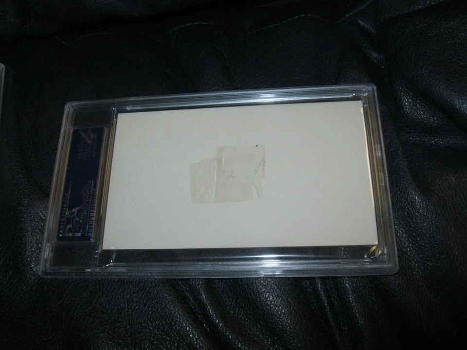 Lou Brock Autographed Card PSA Cert Encapsulated - Image 4 of 4
