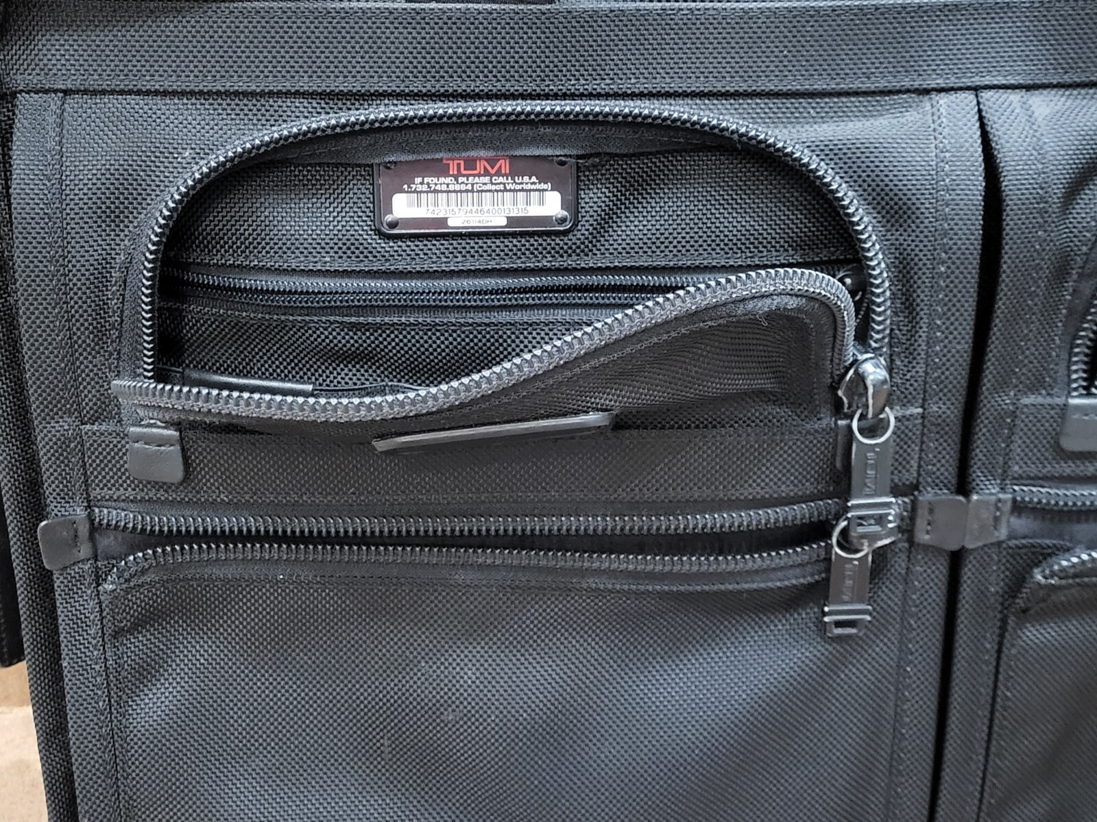 TUMI ALPHA Laptop Case Compact Large Screen Ballistic Nylon  26114DH No Strap
