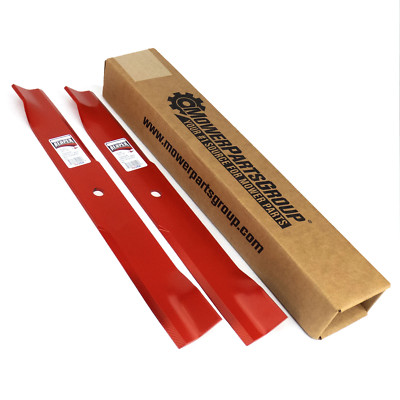(2) Hi Lift Blades Fits Hustler 42'' Raptor Replaces 793794 794685
