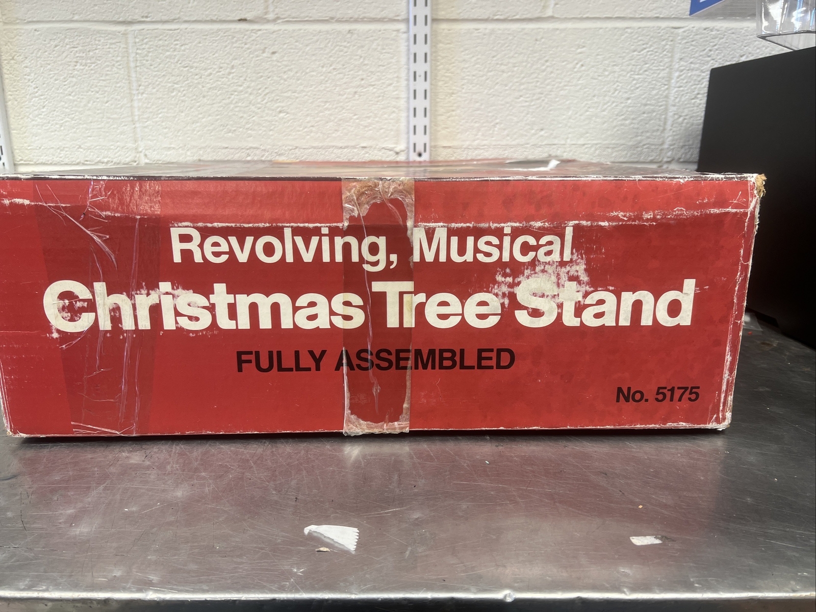 Vintage Heirloom Revolving Musical Christmas Tree Stand No. 5175 (READ