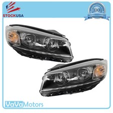 Fits 2019 2020 Kia Sorento Halogen w/LED Headlight Driver Passenger Set Pair 2Pc
