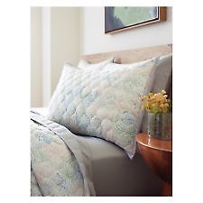 Threshold Watercolor Dots Quilted Pillow Sham  Standard