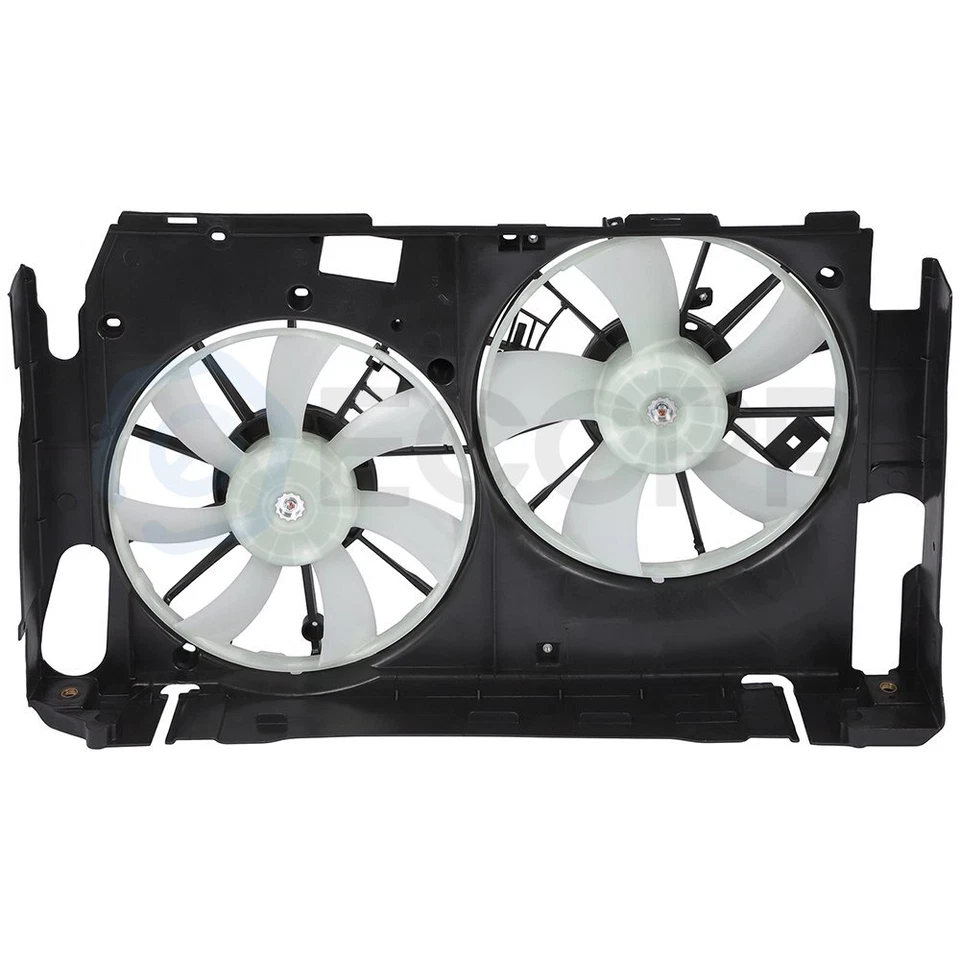 Radiator Condenser Cooling Fan Assembly For 2009 2010 2011 2012 Toyota RAV4 - Image 2 of 4