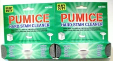 2 Heavy Duty PUMICE HARD STAIN CLEANER Non-Toxic Calcium/Lime/Hard Water Stains