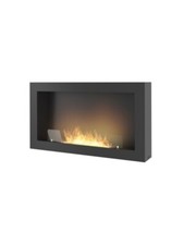 Murall 100 - Bio-Cheminée Mural, Noir/Blanc