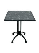 Black Marble side table, Indoor & Outdoor Dining Table, bistro Table