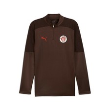 PUMA FCSP St. Pauli Trainingstop 1/4 Ziptop braun Senior 778721-05