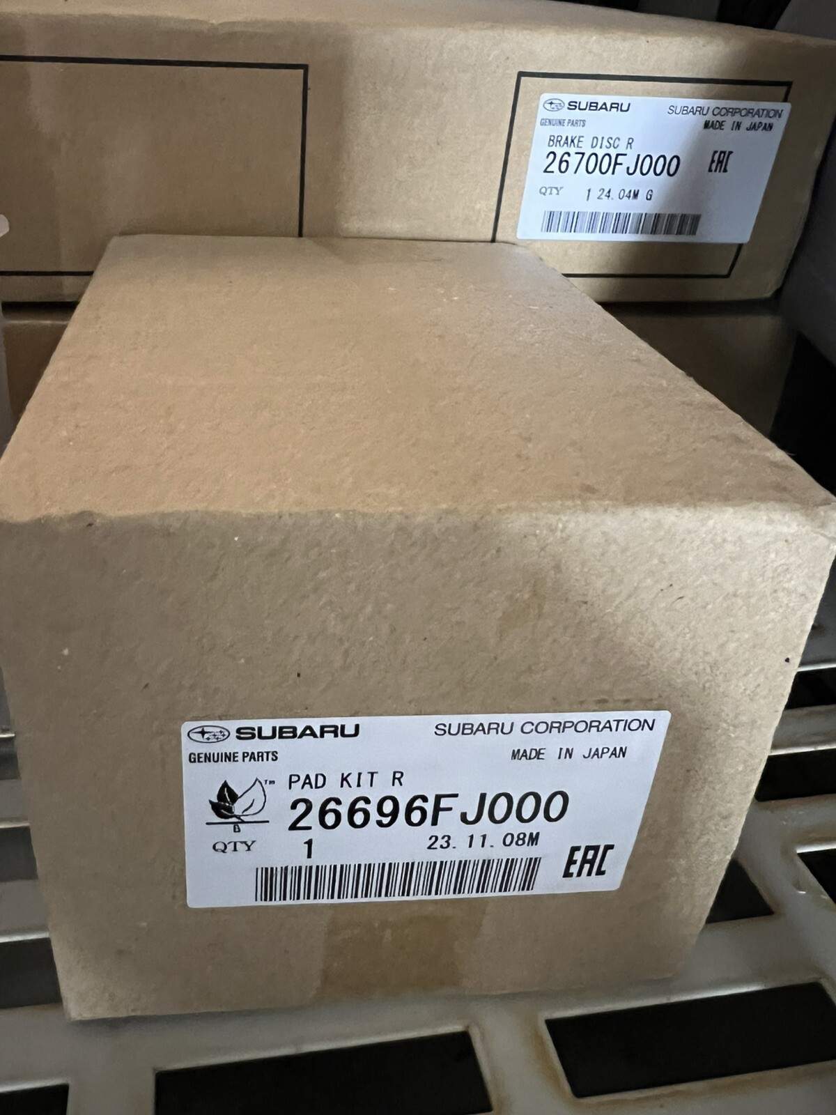 Subaru Breaks And Pads