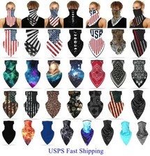 Bandana Face Mask Shield Neckerchief Covering Reusable Fashion Neck Gaiter Scarf
