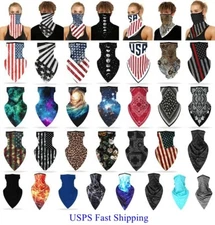 Bandana Face Mask Shield Neckerchief Covering Reusable Fashion Neck Gaiter Scarf