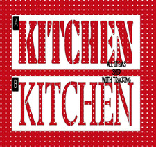 KITCHEN reusable stencil mylar plastic 17 read description
