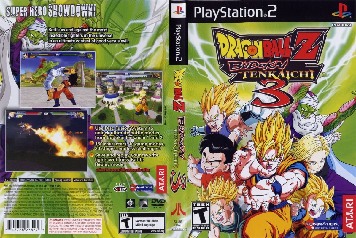 Dragon Ball Z Budokai Tenkaichi 3 - PS2 Playstation 2 (Used) 