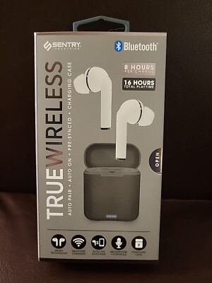 Sentry True Wireless Green Earbuds With Fast Charging Case And Cable