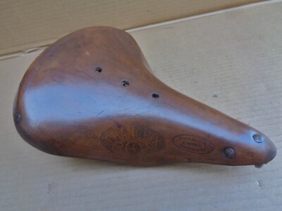 Selle Vélo Ville Vintage Franceix N°4 – Cuir Marron, Fabriquée En France